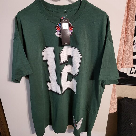 NWT NY JETS JOE NAMATH JERSEY T-SHIRT HALL OF FAME SZ XL - Picture 1 of 7